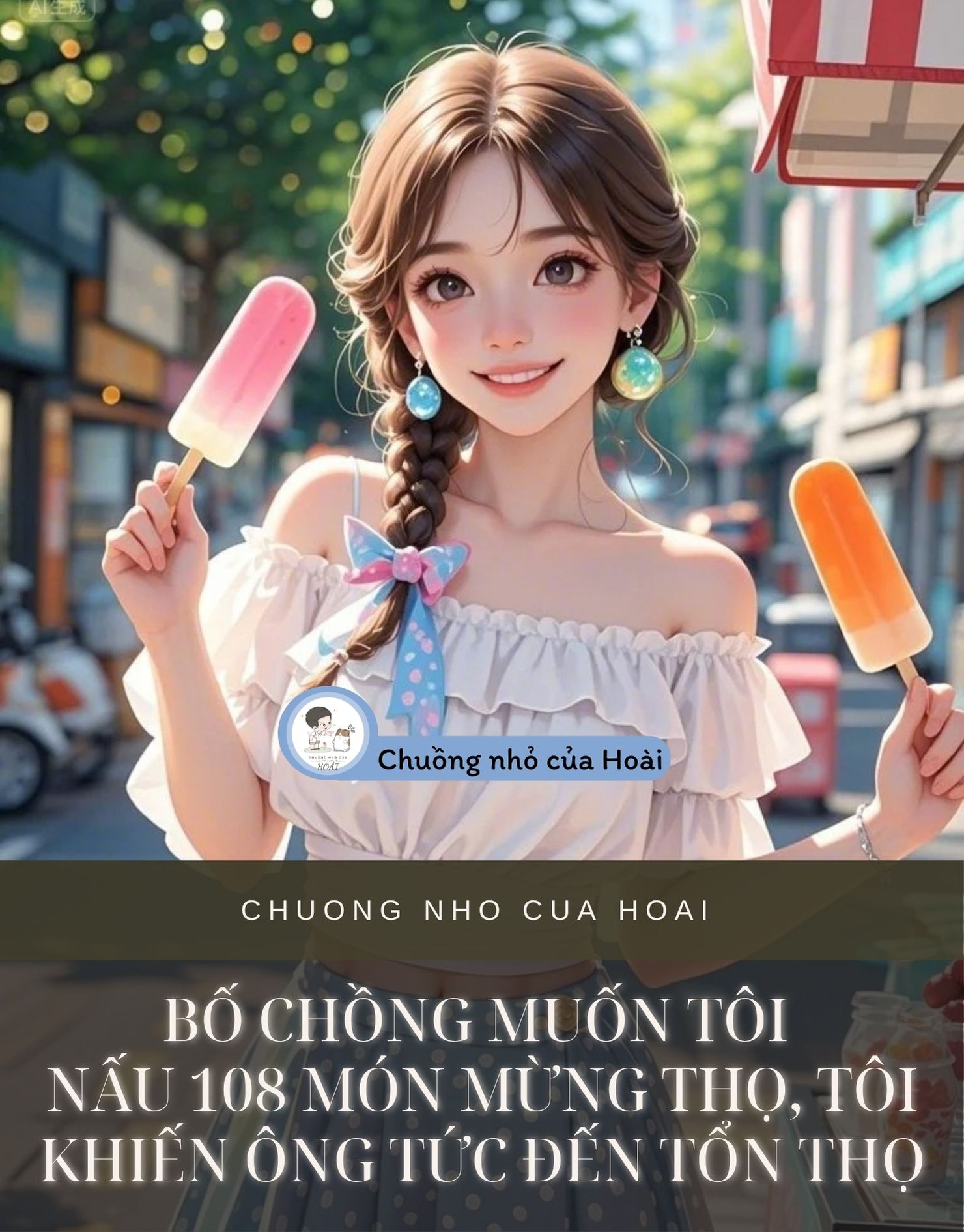 CHỒNG NGHÈO THÍCH SĨ DIỆN, CON GÁI ĂN QUE KEM 6 TỆ CŨNG BỊ MẮNG